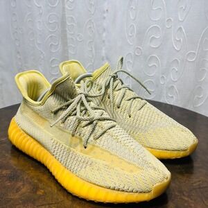 Adidas Yeezy Boost 350 V2 Antlia Non-Reflective Yellow Sneakers EG7491 Mens 10